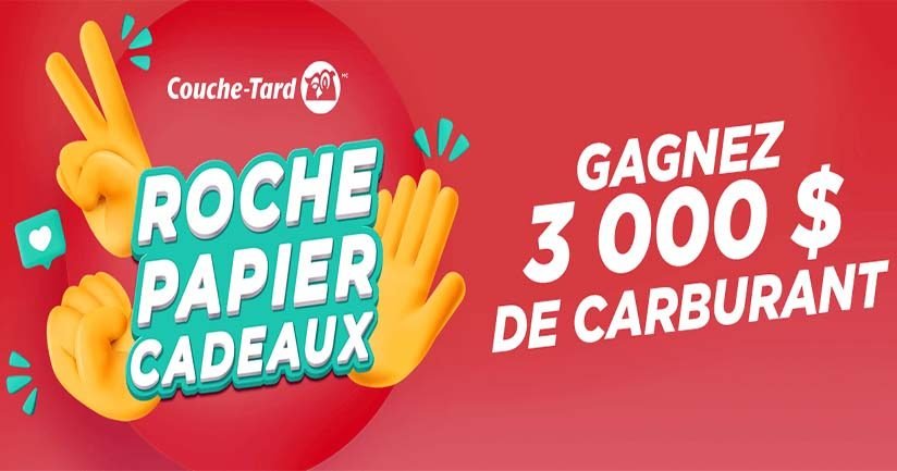 Concours Essence Roche Papier Cadeaux de Couche-Tard