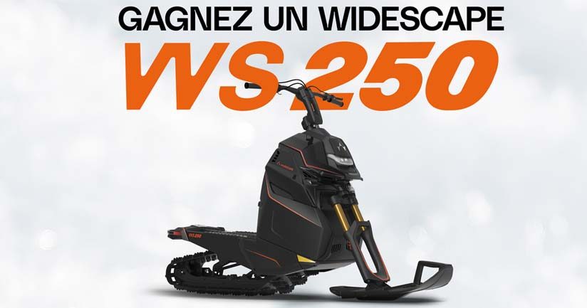 Concours Gagnez une motoneige Widescape WS250