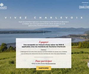 Concours Vivez Charlevoix de Radio-Canada
