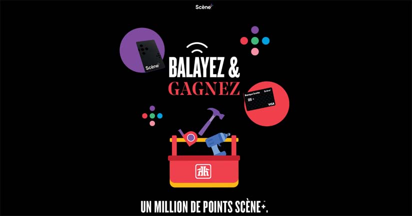 Concours Balayez et gagnez avec Scène+ et Home Hardware