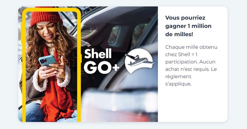 Concours Shell Go+ Milles de Air Miles