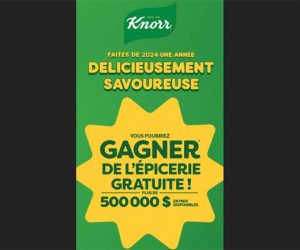 Concours Gagnez votre épicerie de Knorr
